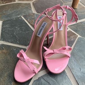 Steve Madden Pink Bradshaw patent leather stiletto heels